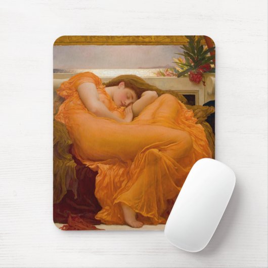 Flaming 6月(by Frederic Leighton) マウスパッド (マウス)