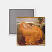 Flaming 6月(by Frederic Leighton) マグネット (正面/裏面)