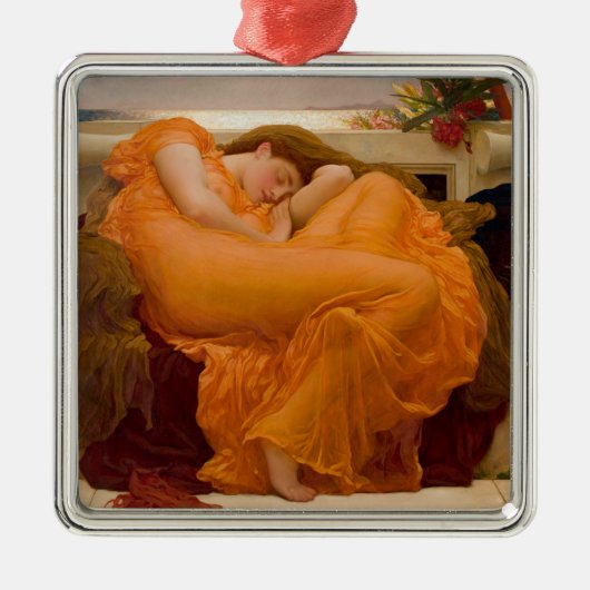 Flaming 6月(by Frederic Leighton) メタルオーナメント (正面)