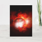 Flaming Baseball カード (正面)