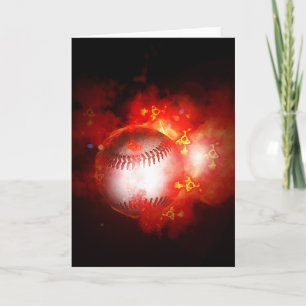 Flaming Baseball カード