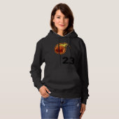 Flaming Basketball with Number 23 on the Front and パーカ (正面フル)