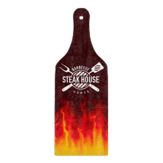 Flaming BBQ — Custom Steak House カッティングボード