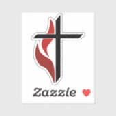 Flaming Cross シール (シート)