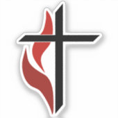 Flaming Cross シール (正面)