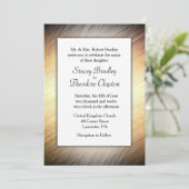 Flaming Desire Shine結婚式招待状5" x 7" 招待状 (スタンド正面)