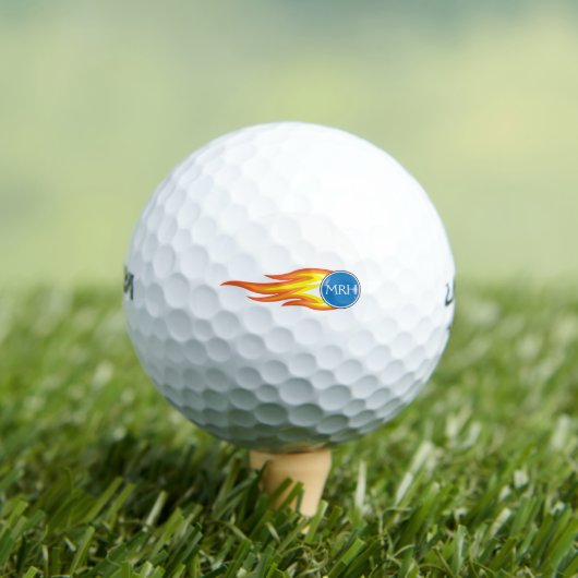 Flaming Fireballの設計カスタムおよびパーソナライズされた設計 ゴルフボール (インサイチュ 木)