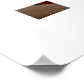 Flaming Flower Animation Art Print ポスター (角)