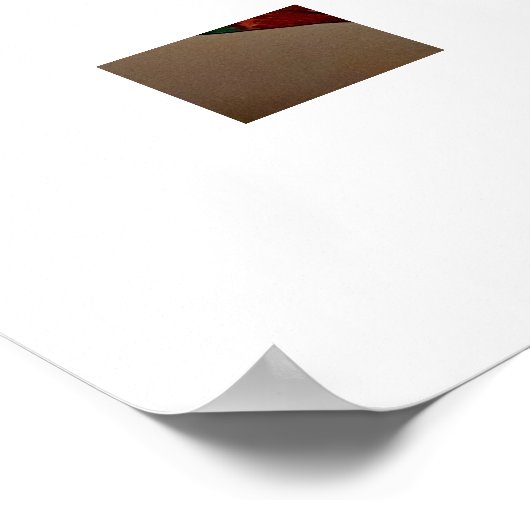 Flaming Flower Animation Art Print ポスター (角)