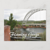 Flaming Gorge, Cart Creek Bridge Postcard ポストカード (正面)