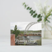Flaming Gorge, Cart Creek Bridge Postcard ポストカード (スタンド正面)