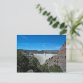 Flaming Gorge Dam Reservoir Utah写真 ポストカード (スタンド正面)