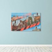Flaming Gorge, Utah – ラージ・レター・シーン キャンバスプリント (インサイチュ (ウッドフロア))