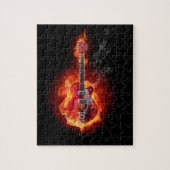 Flaming Guitar ジグソーパズル (縦)