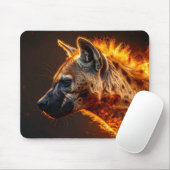 Flaming hyena マウスパッド (マウス)