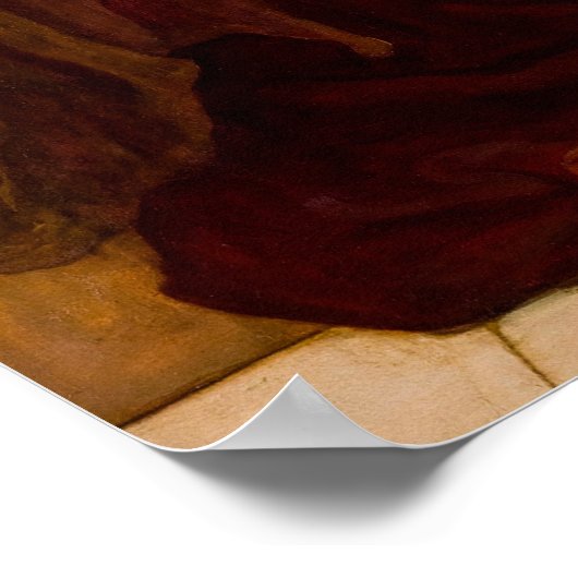 Flaming June by Frederic Leighton ポスター (角)