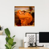 Flaming June by Frederic Leighton ポスター (ホームオフィス)
