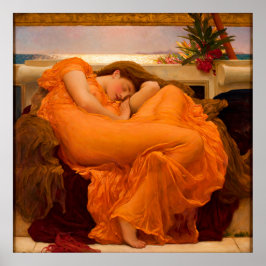Flaming June by Frederic Leighton ポスター