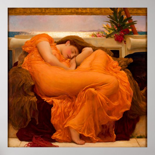 Flaming June by Frederic Leighton ポスター (正面)