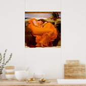 Flaming June by Frederic Lord Leighton ポスター (キッチン)