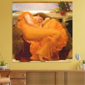 Flaming June by Sir Frederic Leighton キャンバスプリント (インサイチュ (リビング))