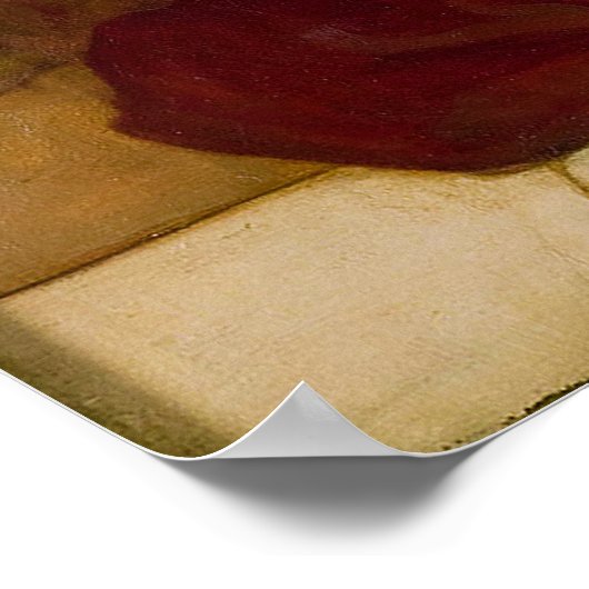 Flaming June by Sir Frederic Leighton ポスター (角)