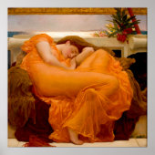 Flaming June by Sir Frederic Leighton ポスター (正面)