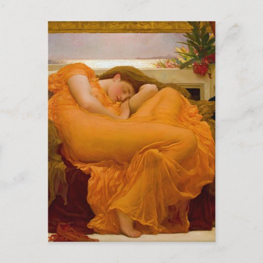 Flaming June by Sir Frederic Leighton ポストカード (正面)
