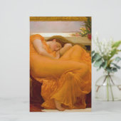Flaming June by Sir Frederic Leighton 便箋 (スタンド正面)