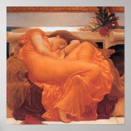 Flaming June Canvas Print ポスター (正面)