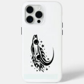 Flaming Racer Silhouette Case-Mate iPhoneケース (裏面)