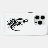 Flaming Racer Silhouette  Case-Mate iPhoneケース (裏面 (横))