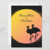 Flaming Setting Sun夕べ結婚ズ 招待状 (裏面)