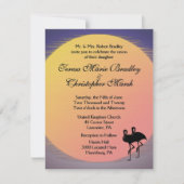 Flaming Setting Sun夕べ結婚ズ 招待状 (正面)