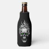 Flaming Skull Personalized ボトルクーラー (ボトル正面)