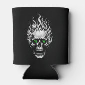 Flaming Skull Personalized 缶クーラー (裏面)