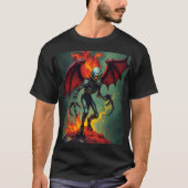 Flaming Winged Demon Tシャツ (正面)