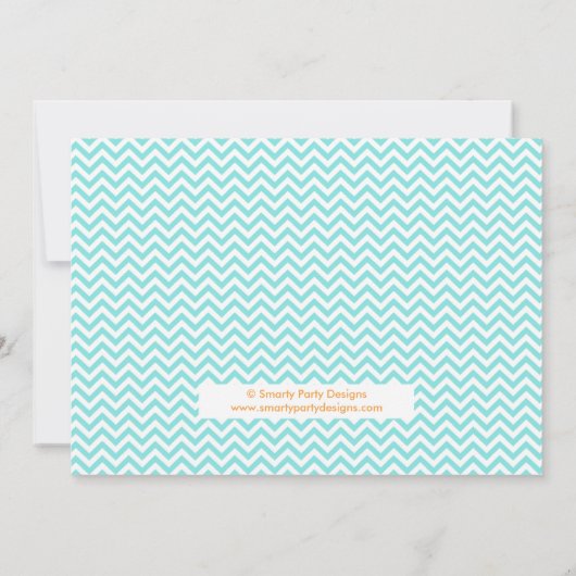 Flamingleの熱帯写真の誕生日の招待状は 招待状 (裏面)