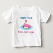 Flamingoが浮き上がるものは2 ベビーTシャツ (正面)