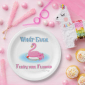 Flamingoが浮き上がるものは2 ペーパープレート (パーティー)