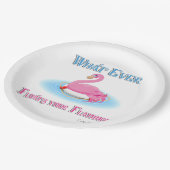 Flamingoが浮き上がるものは2 ペーパープレート (アングル)