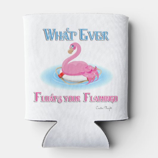 Flamingoが浮き上がるものは2 缶クーラー (裏面)