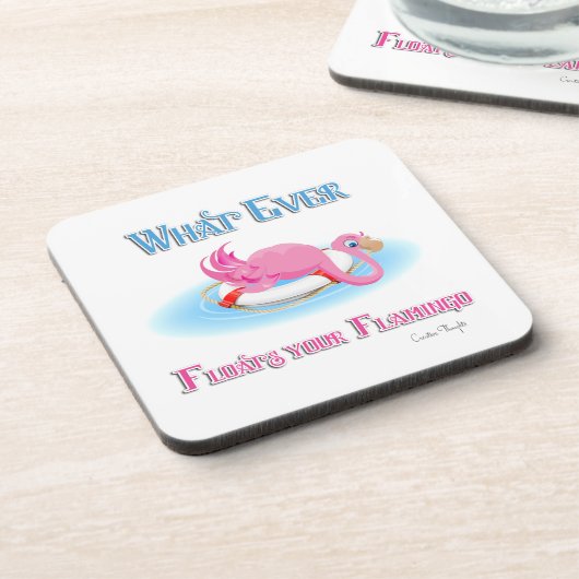 Flamingoが浮き上がるものは3 コースター (左側)