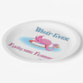 Flamingoが浮き上がるものは3 ペーパープレート (アングル)