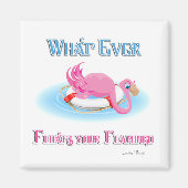 Flamingoが浮き上がるものは3 マグネット (正面)