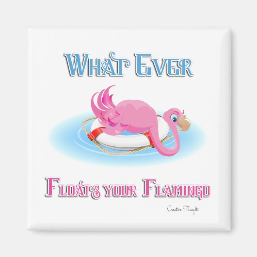 Flamingoが浮き上がるものは3 マグネット (正面)