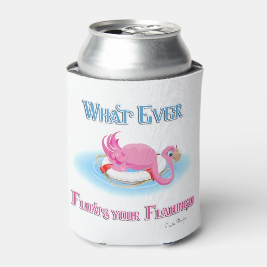 Flamingoが浮き上がるものは3 缶クーラー (缶正面)