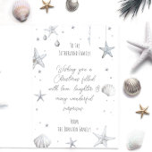 Flamingoクリスマスカードのパーソナライズ サンキューカード