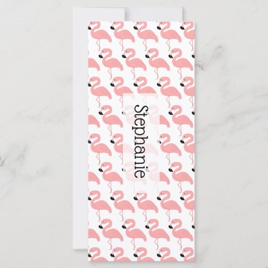 Flamingoデザインブックマーク (正面)