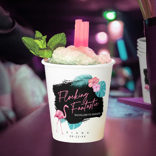 FlamingoバチェロレッテフロックファンタスティックV2 ID930 紙コップ